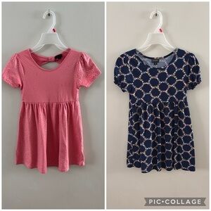 Picapino Casual 2 Pack Dresses Pink Navy Sz8